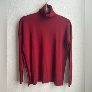 J Crew Merino Wool Turtleneck Tunic Sweater